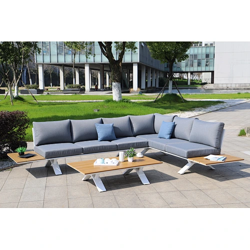 aluminium garden corner sofa