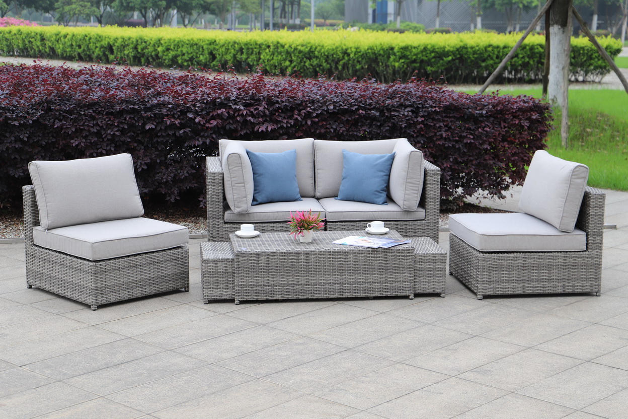 rattan sofa set