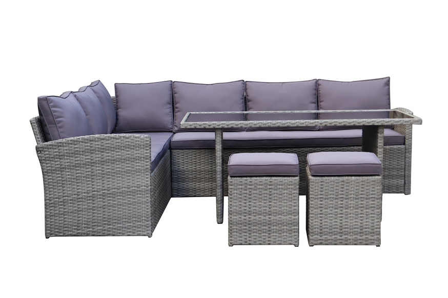 cheap rattan corner sofa
