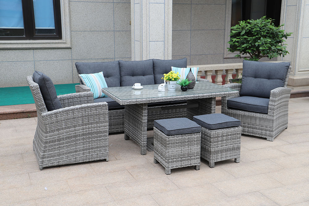 Polyrattan Dining Set