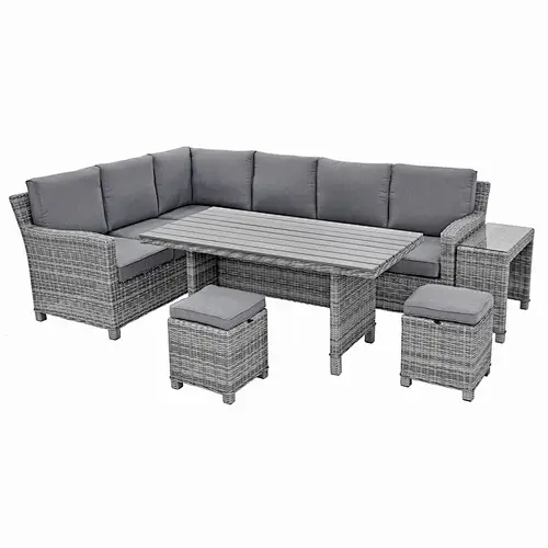 Rattan Corner Dining Set