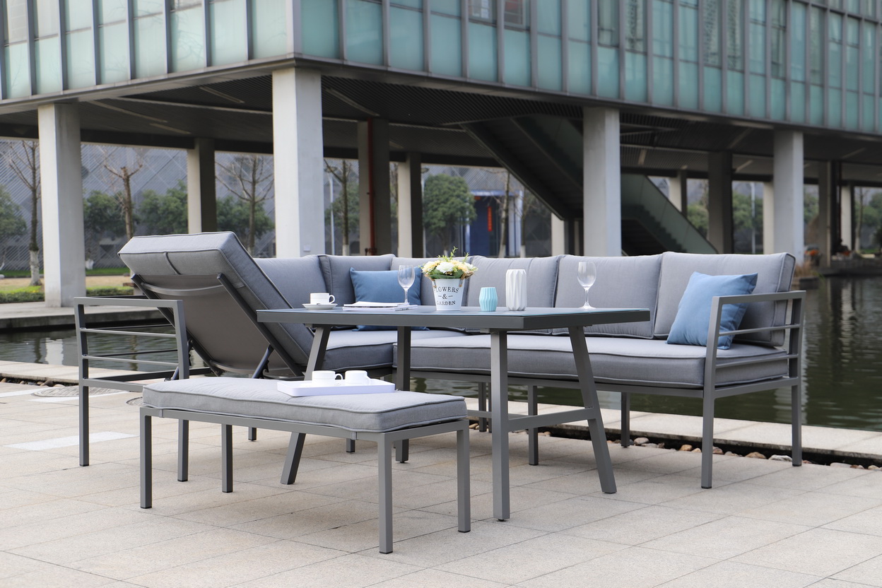 aluminium garden sofa