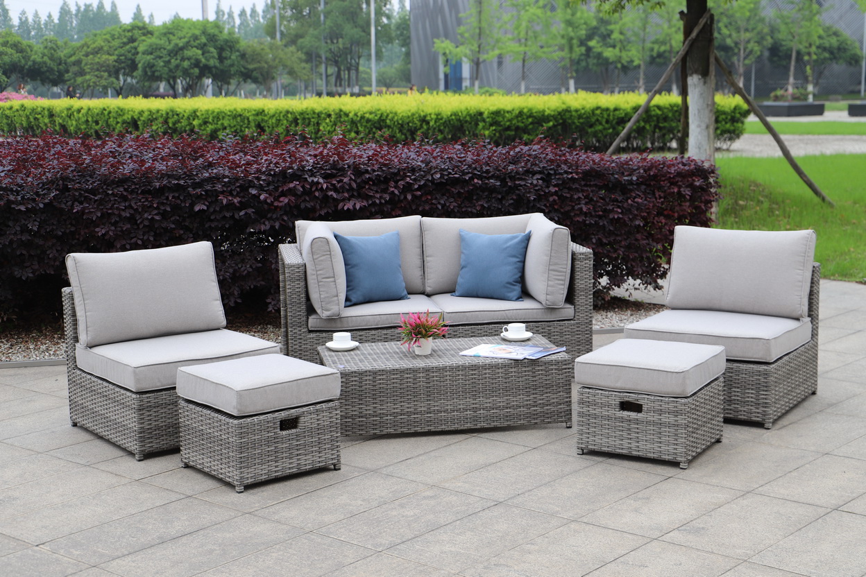 rattan sofa set