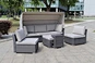rattan corner sofa