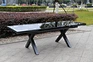aluminium dining table