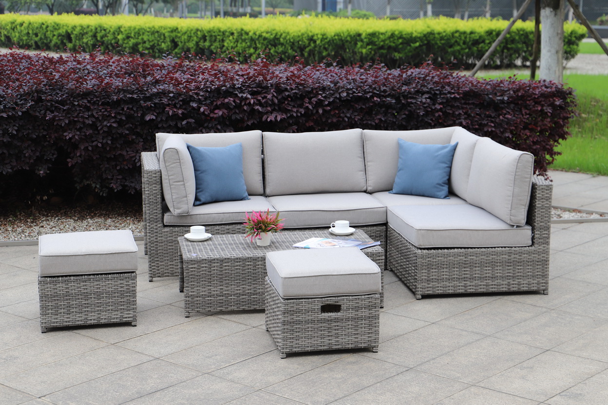 rattan sofa set