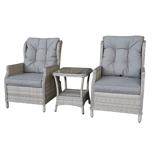 rattan reclining bistro set