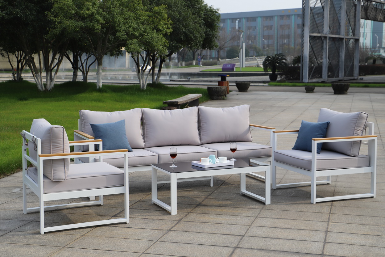 outdoor sofa aluminium