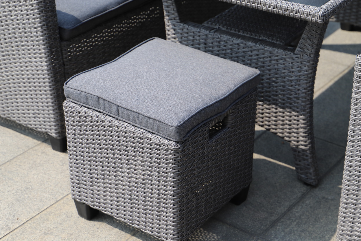 rattan corner dining set