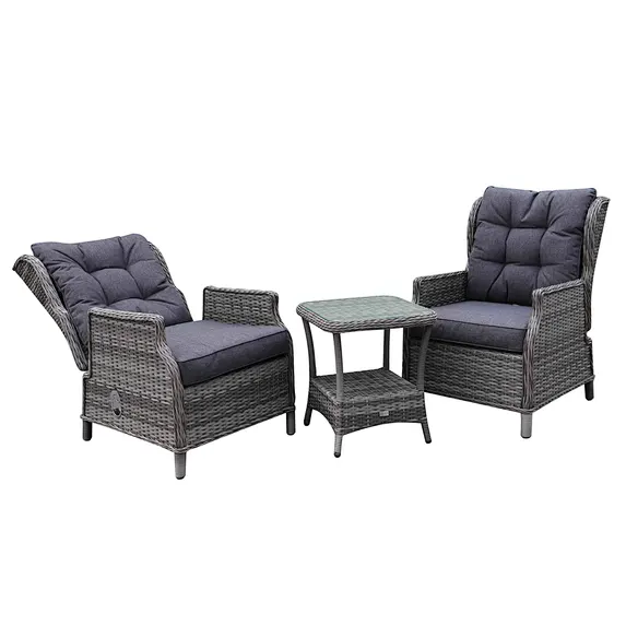 rattan reclining bistro set