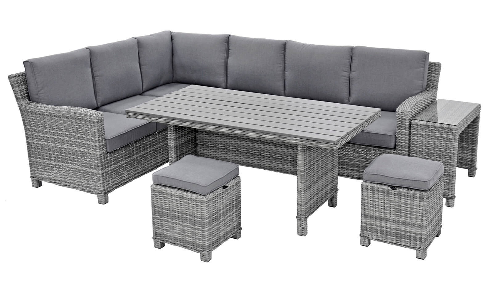 Rattan Corner Dining Set