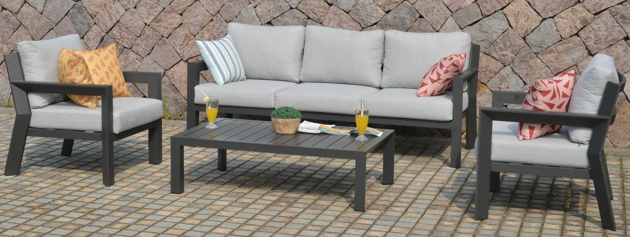 aluminium garden sofa