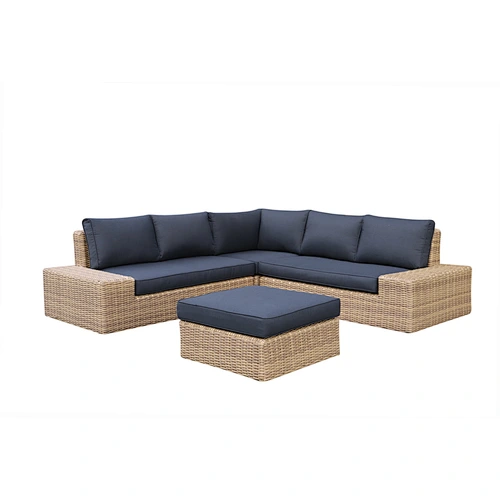 natural rattan woven corner set