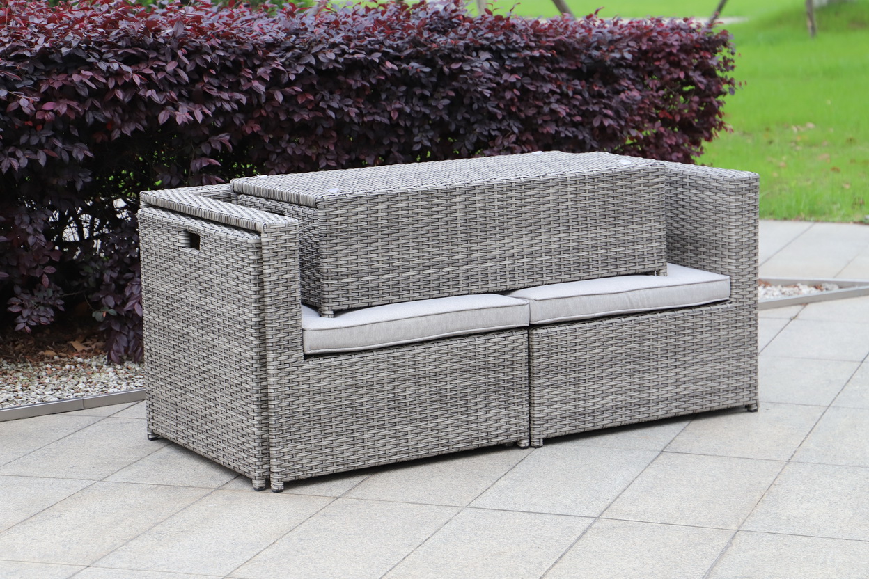rattan sofa set