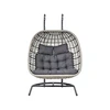 double egg chair
