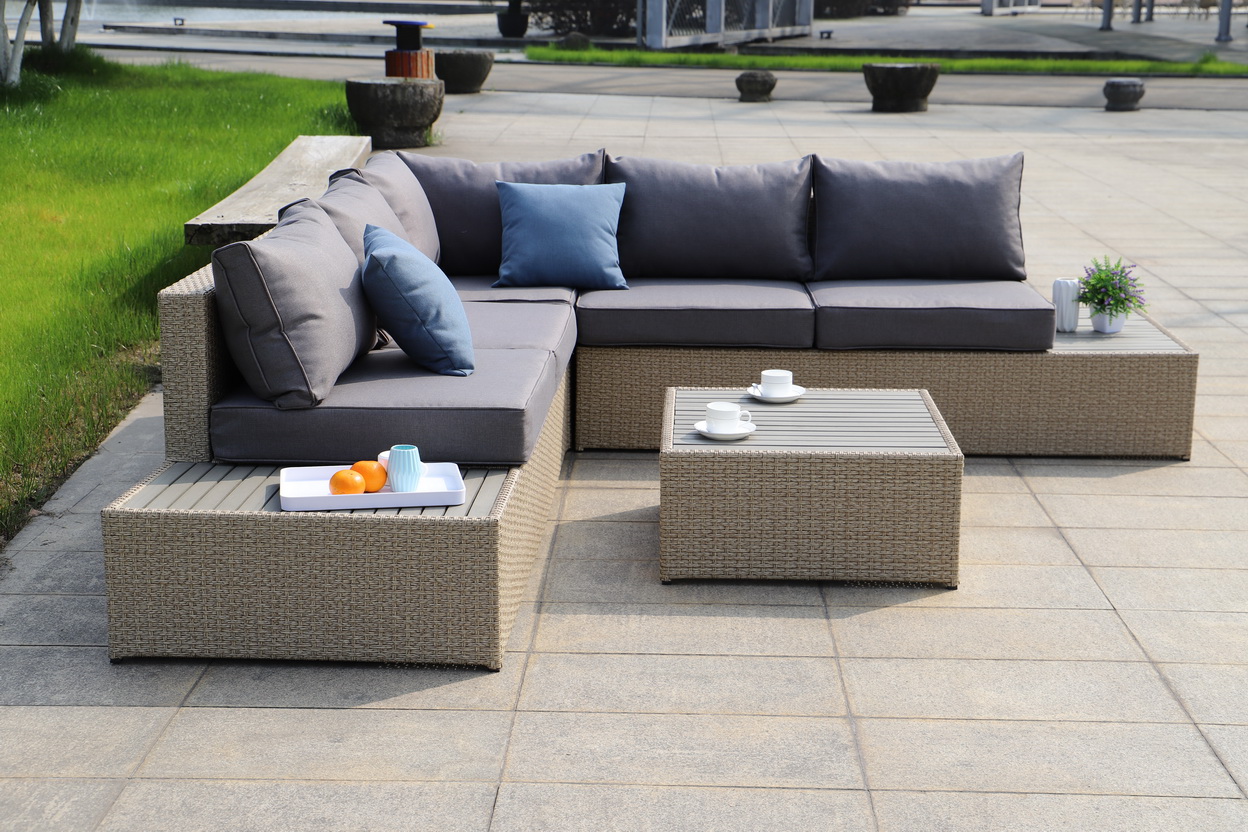 rattan lounge sofa