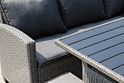 rattan corner dining set