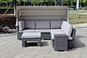 rattan corner sofa