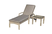 rattan sun lounger