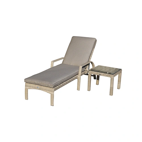 rattan sun lounger