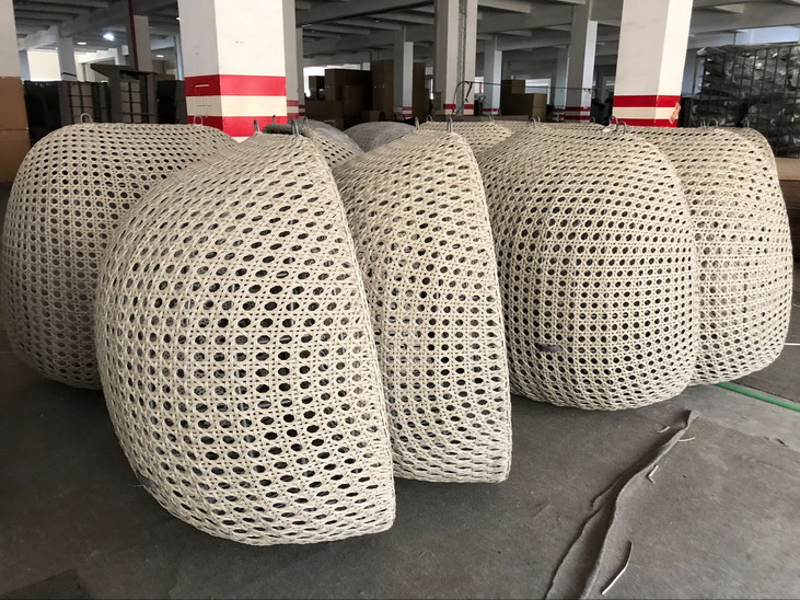 double egg chair