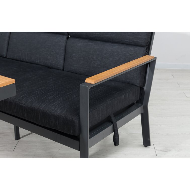 aluminium garden corner sofa