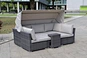 rattan corner sofa