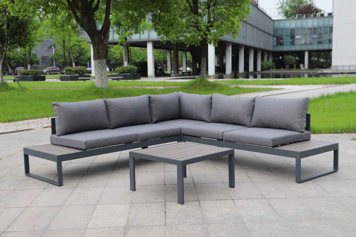 aluminium corner sofa