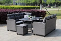 rattan corner dining set