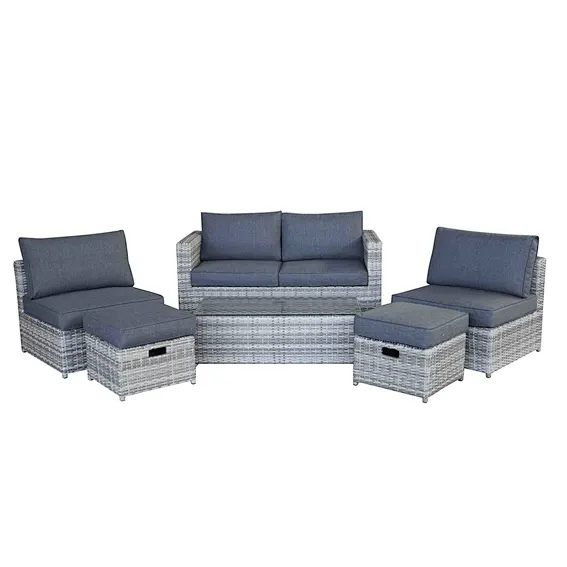 rattan cube set