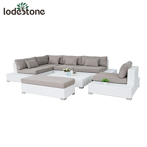rattan garden sofa