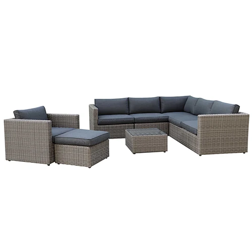 rattan corner sofa