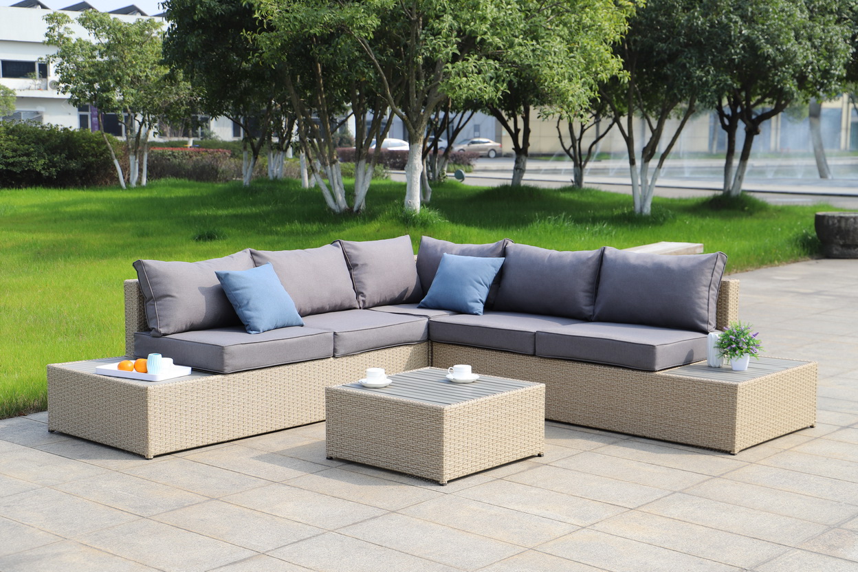 rattan lounge sofa