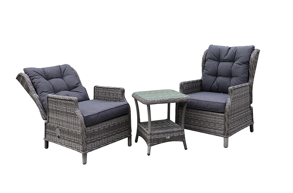 rattan reclining bistro set