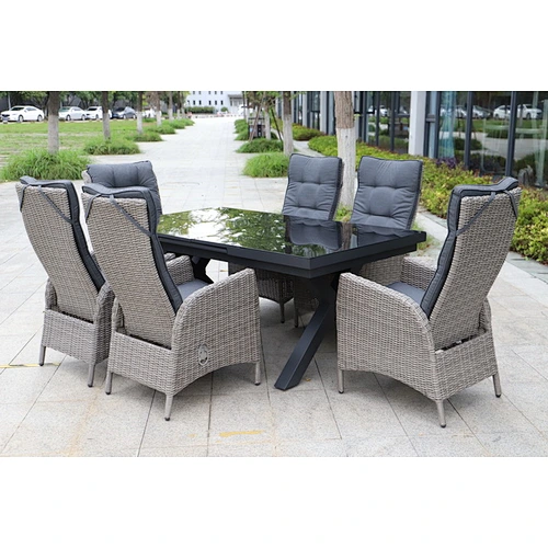reclining rattan garden chairs