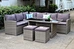 cheap rattan corner sofa