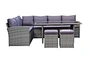 cheap rattan corner sofa