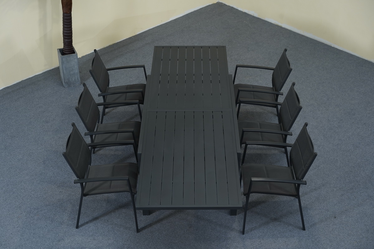 KD aluminium outdoor dining set