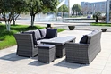 rattan corner set