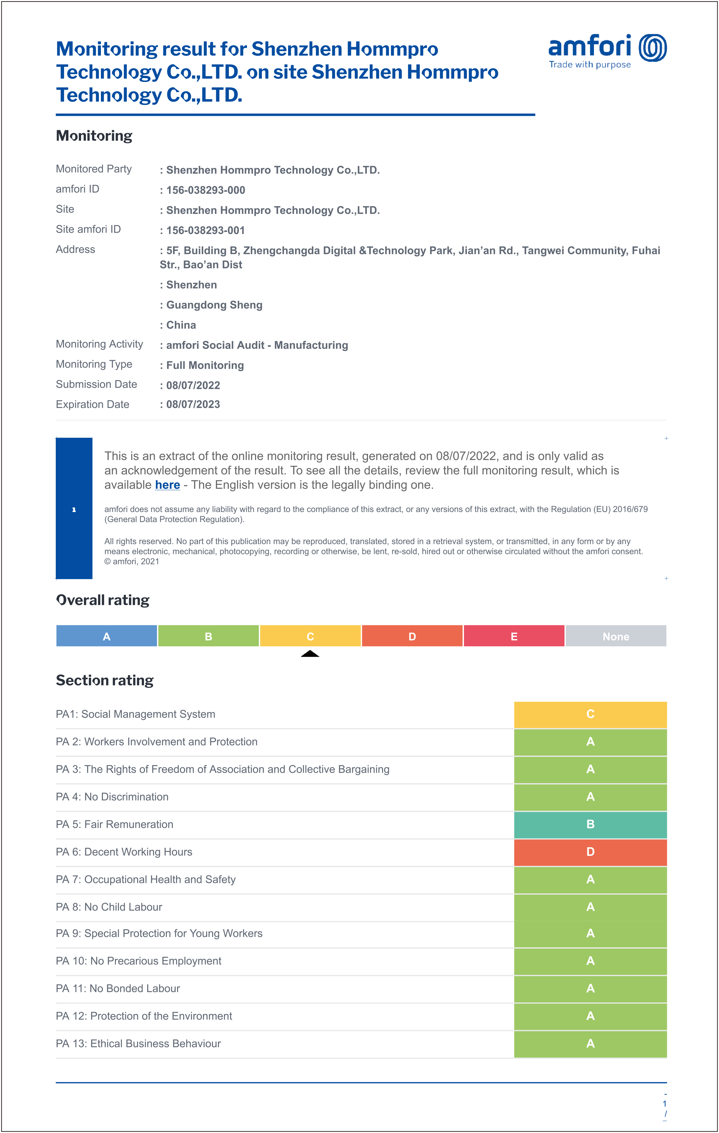 We passed BSCI  We passed BSCI in June, and until now we had BSCI, ISO9001, 14001 certificate.