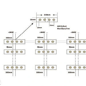 Flexible curtain light