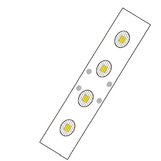 Flexible curtain light