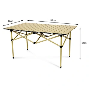 Folding tables and chairs