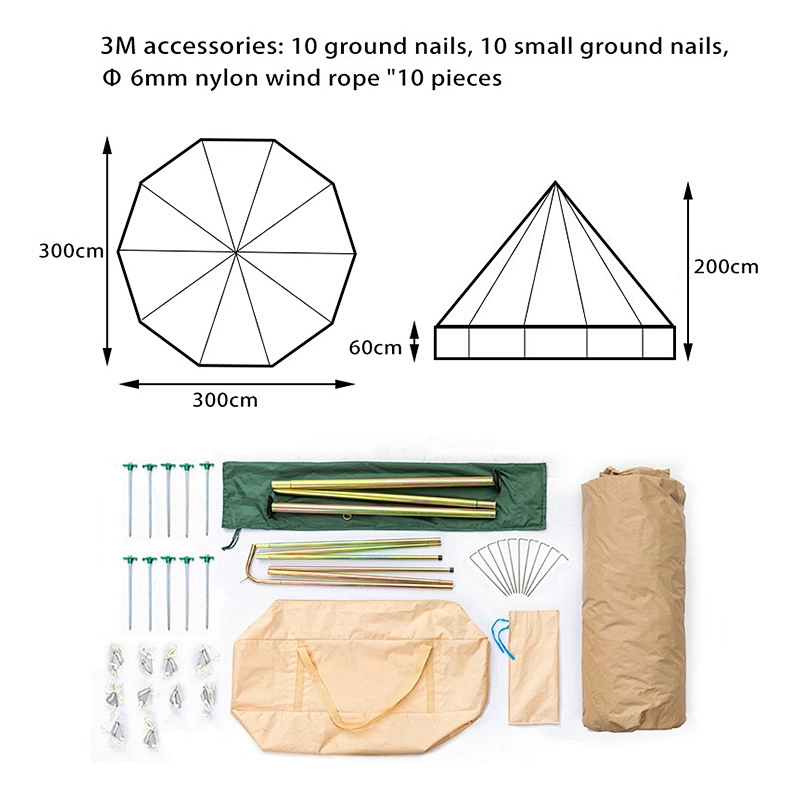 New design hot selling big triangle rooftop tent tabernacle for outdoor camping
