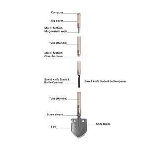 Cheap Price Mini Chinese Shovel Foldable Outdoor Survival Camping Shovel