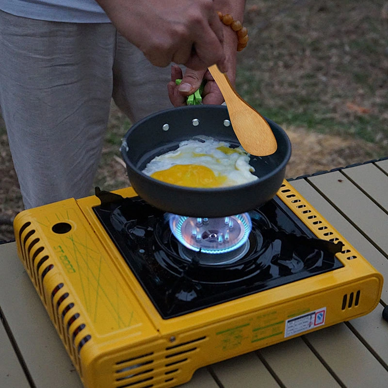 3 pcs outdoor cooking set will Aluminum alloy and non-stick coating