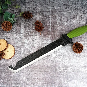 Outdoor Camping Knife with Magnesium Flint Long Thorn Cutting Tool Cane knife Bush knife