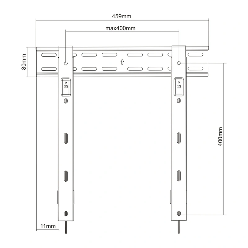 SUPER SLIM FIXED TV WALL MOUNT