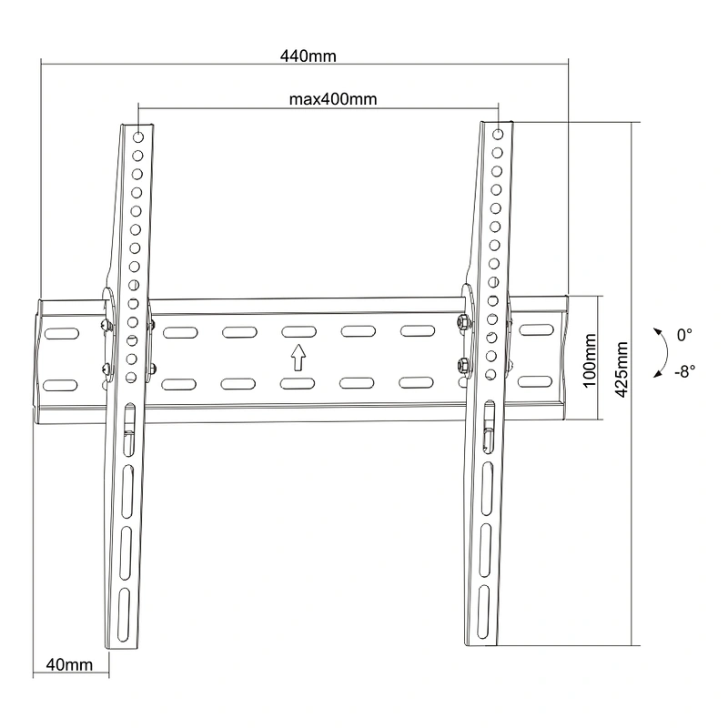 ECONOMY TILT TV WALL MOUNT