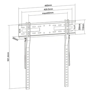 SHAPED TV MOUNT FOR HUMP BACK TV